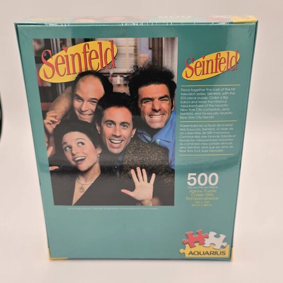 Seinfeld Jigsaw Puzzle 500 Piece Factory Sealed Aquarius New Collectible - Picture 2 of 5